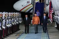 Anwar arrives in Jakarta for annual consultation with Prabowo