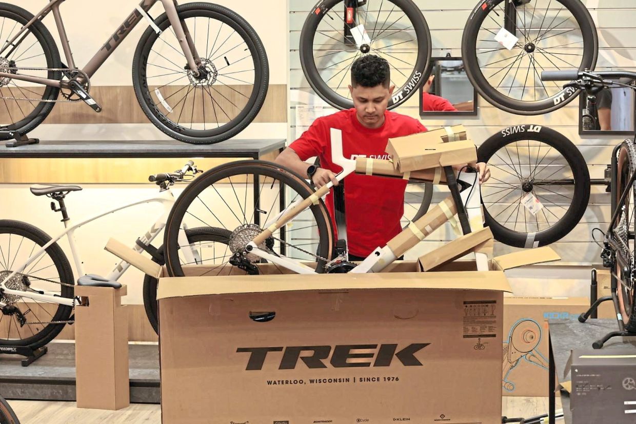 A cardboard box can be a cheap storage option.