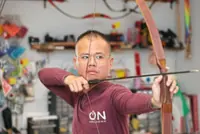 Malaysian bowyer handcrafts bows that blend precision, tradition and grit