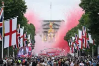 Soccer-Thousands gather to watch England women mark Euro win with London parade