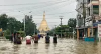 Over 2,200 people evacuated amid flooding in eastern Myanmar