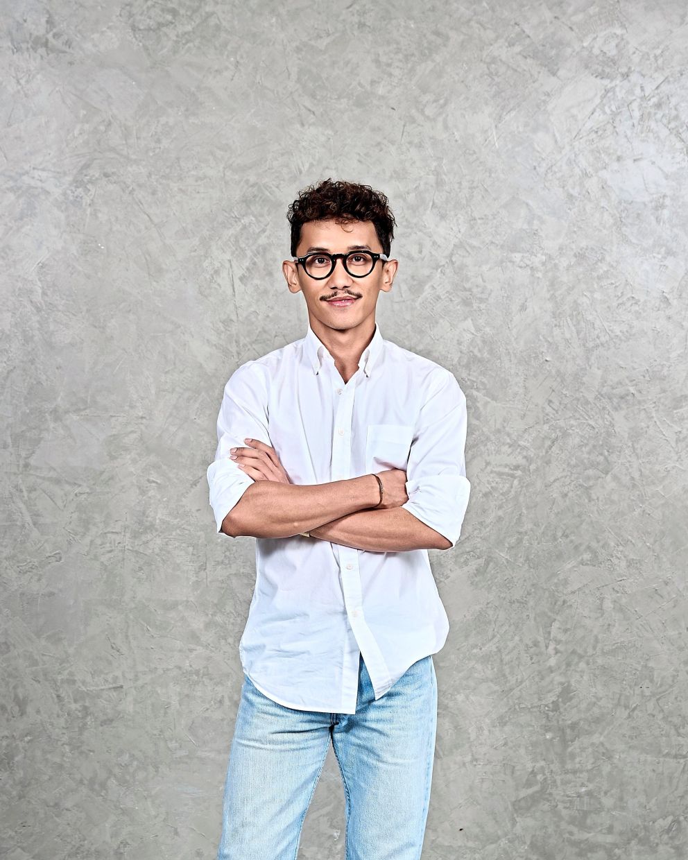 Nazrul Anas Zunaidi hopes people can understand that being a hijab stylist also requires creativity and skill, which is not something just anyone can do. Photo: Nazrul Anas Zunaidi