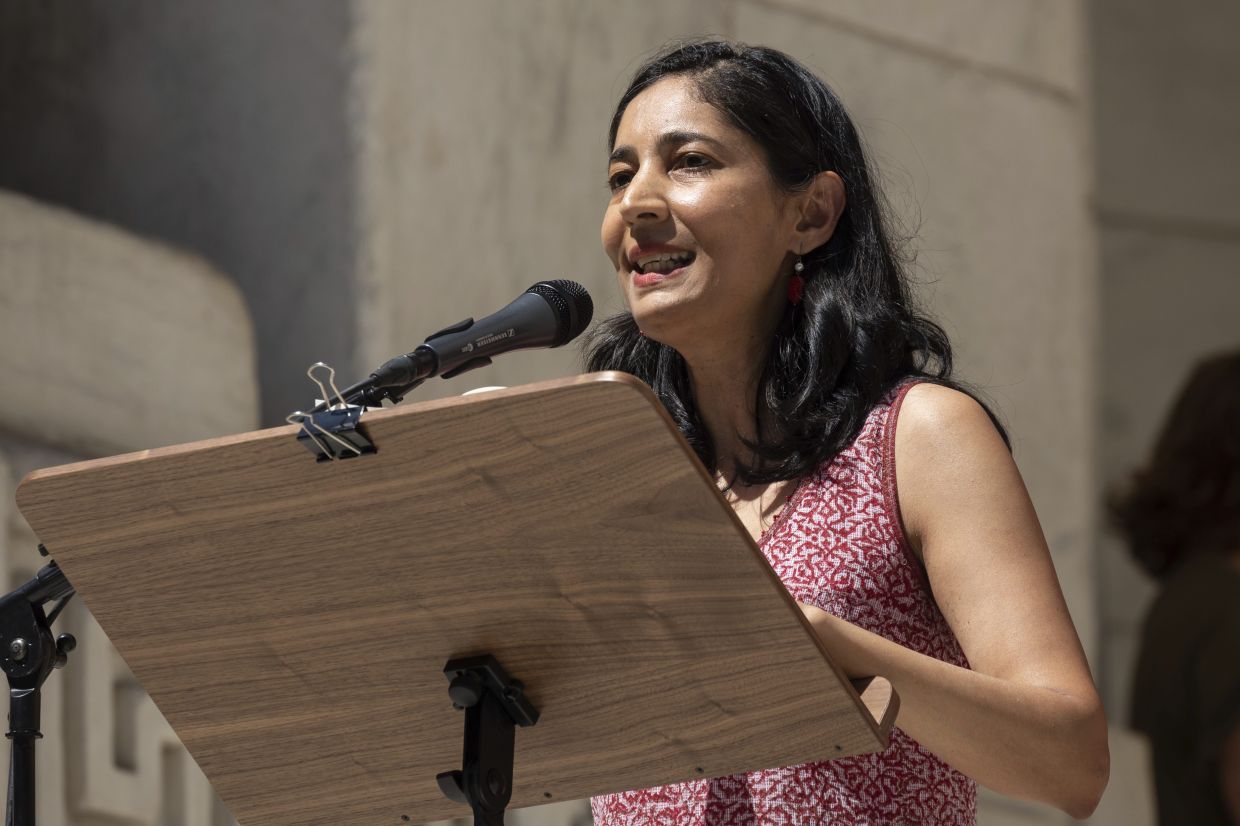 Indian author Kiran Desai, a Booker Prize winner, is also up for the award again with a long-awaited novel. Photo: AP 