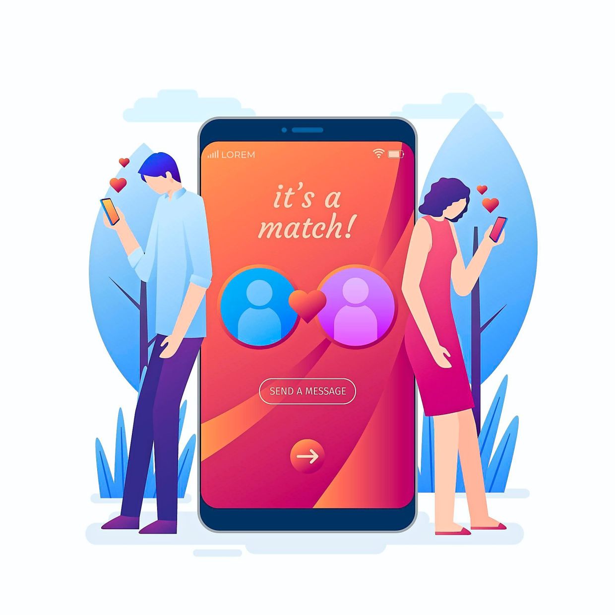 The swiping culture can lead to dating burnout. Photo: Freepik