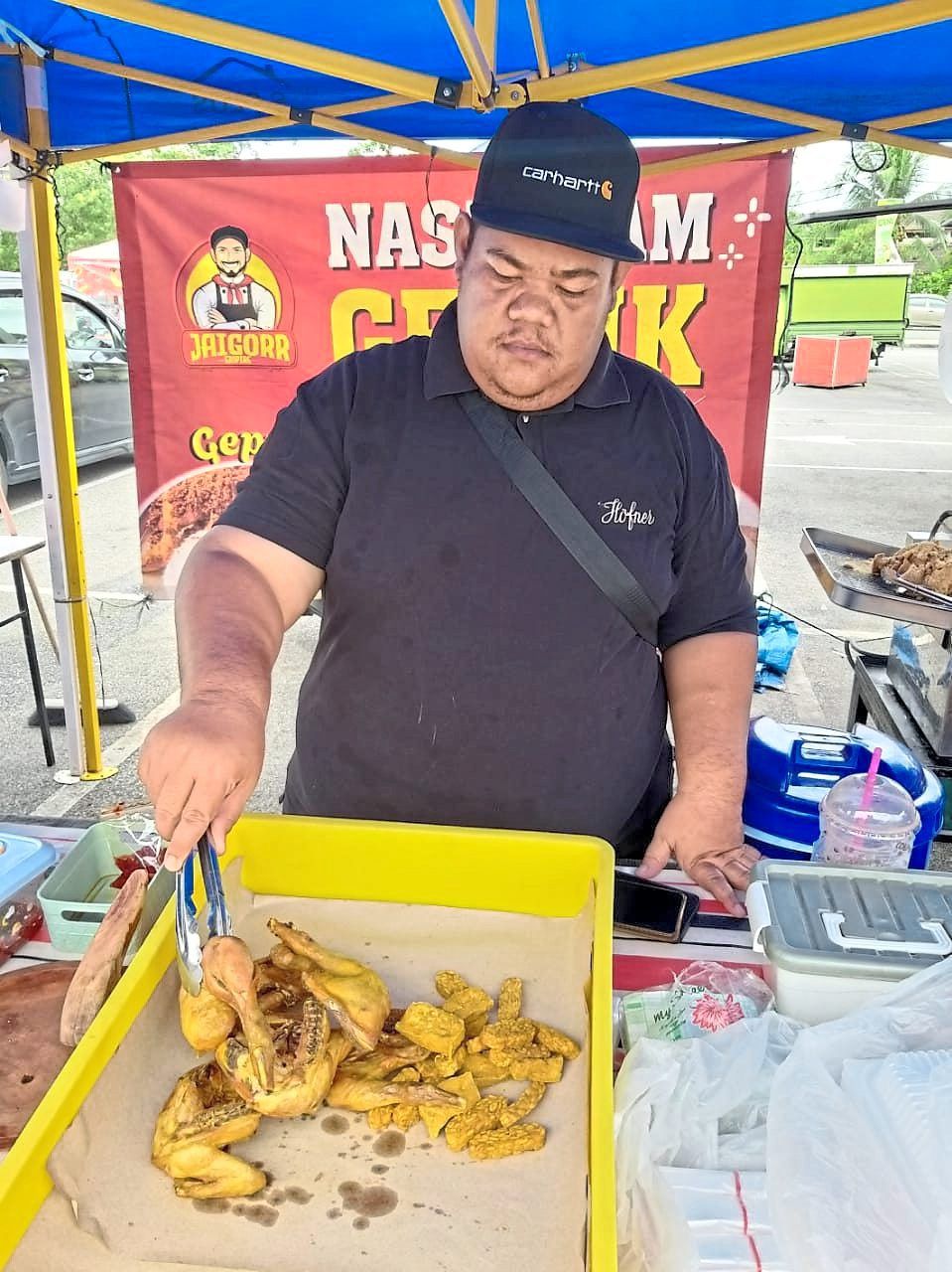 Muhammad Khairuddin: Frustating to find cars parked on trading lots.
