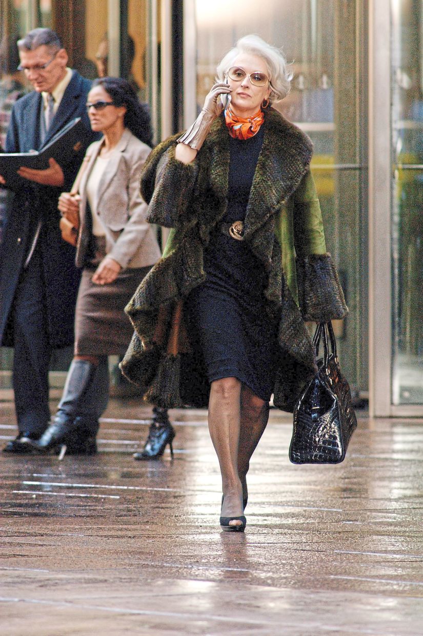 'The Devil Wears' Prada is an iconic film remembered for its designer costumes. Photo: Collection ChristopheL via AFP