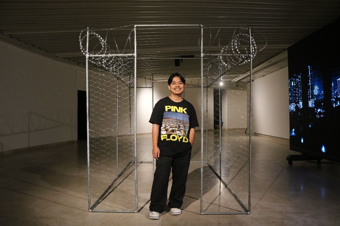 For the Galeri Petronas reopening show, Zulkefli Jais presents a new installation, 'Anything But Prison', paired with a five-minute video. Photo: Surekha Revindran 