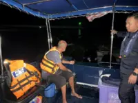 Captain of sunken yacht recalls harrowing experience of surviving out at sea by swimming for two days
