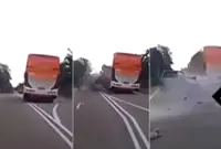 Woman killed after bus driver loses control and crashes into oncoming car in Negri