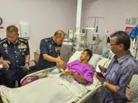 Wife shocked to learn policeman husband stabbed during patrol