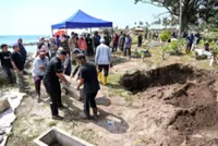 Hundred graves at risk of being washed away relocated in Kuala Nerus