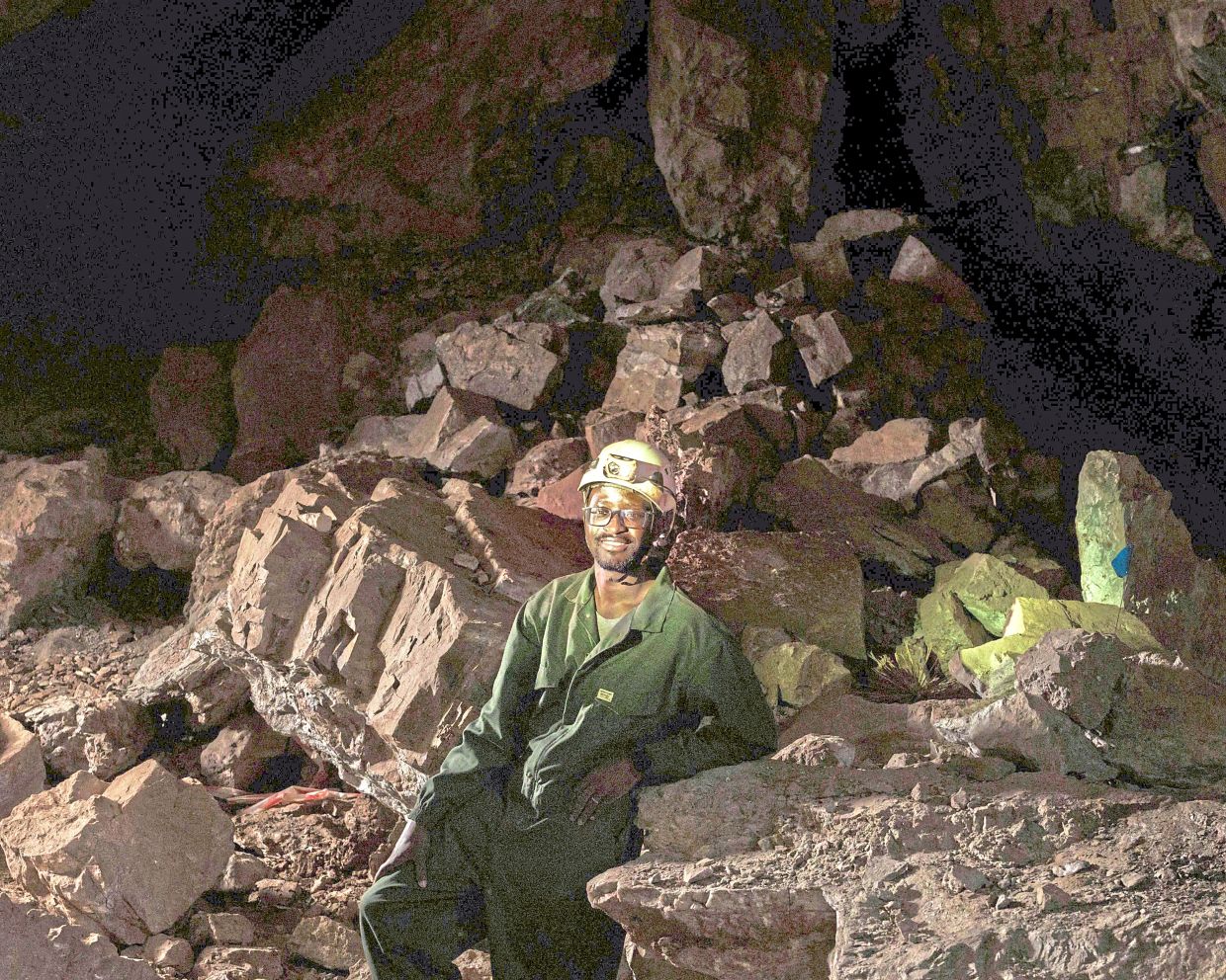 Makhubela's turf lies below the surface of the Earth.