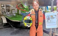 Woman teacher making waves in powerboat racing