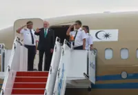 King departs for historic state visit to Russia
