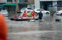 Thousands evacuated as heavy rains inundate South Korea's southern regions