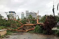 Southern Taiwan lashed by torrential rain, four dead, more than 5,900 evacuated