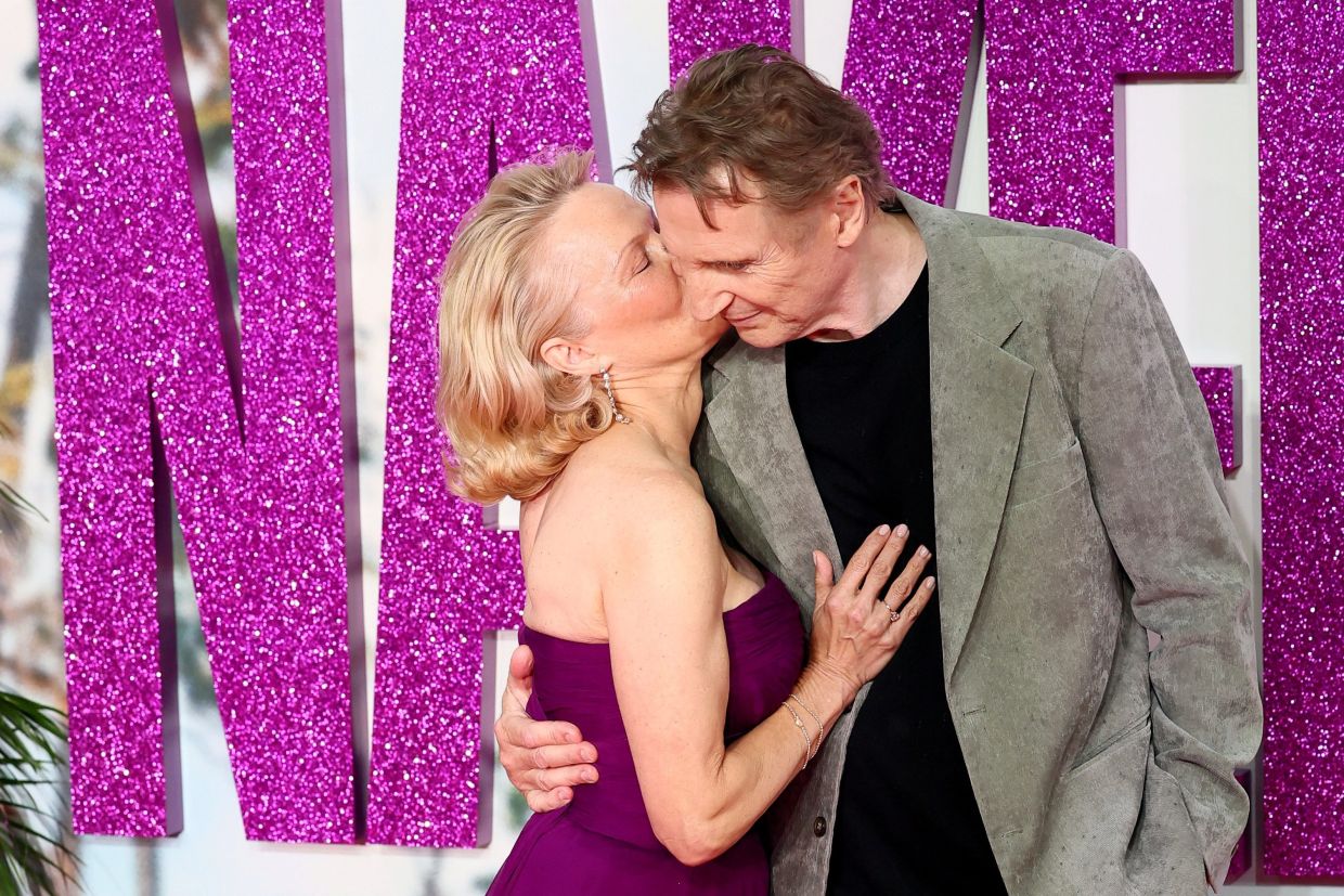 It was reported last week that Pamela Anderson and Liam Neeson are dating. Photo: Reuters