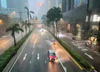 Hong Kong issues highest weather warning, as rains shut schools, courts and hospital wards