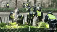 Hong Kong police investigate mangled body found on street