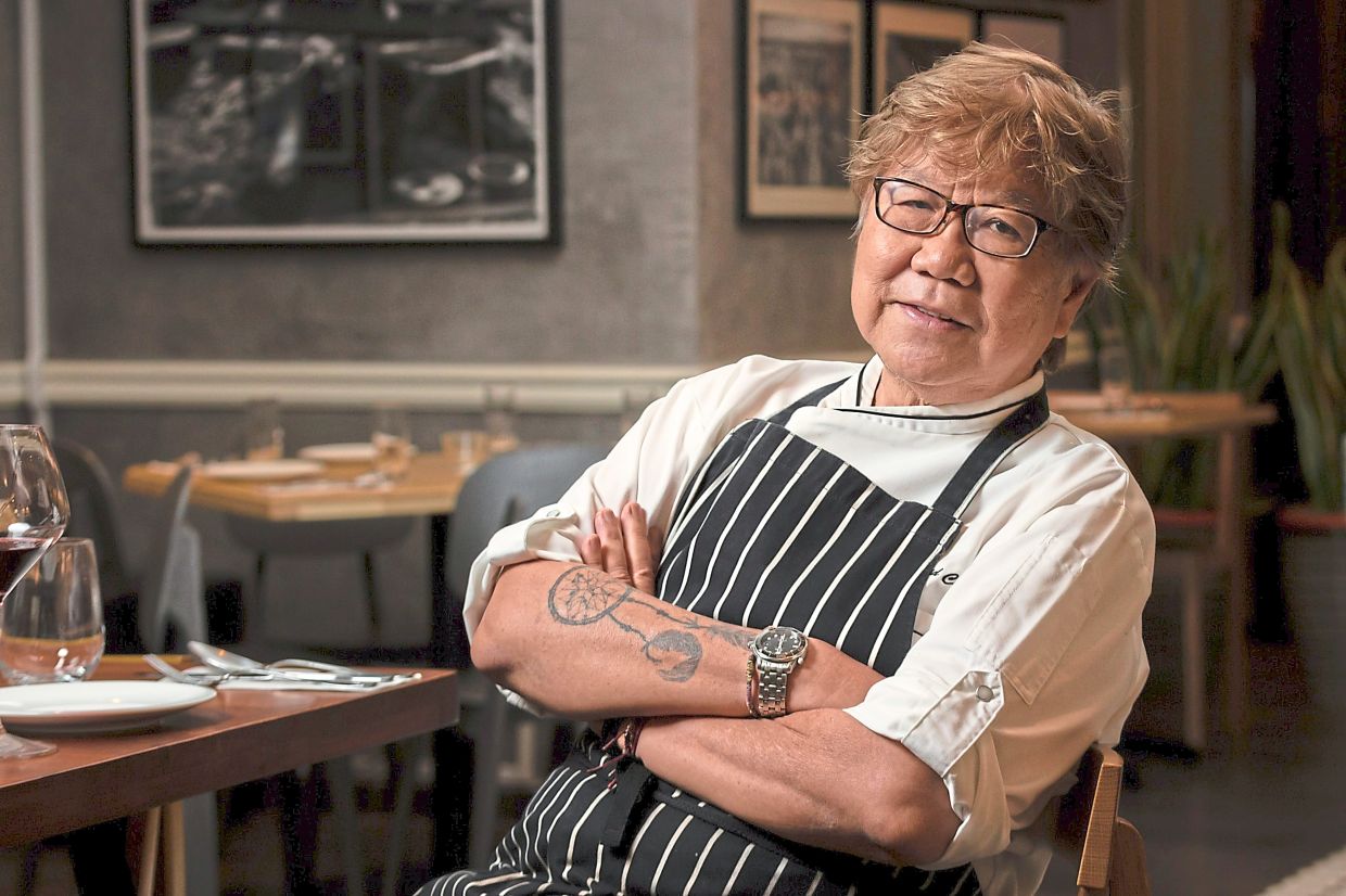 At 73, Chin says he now cooks whatever he feels like and calls his cuisine ‘boundary-less’. — Cafe Bistrot David