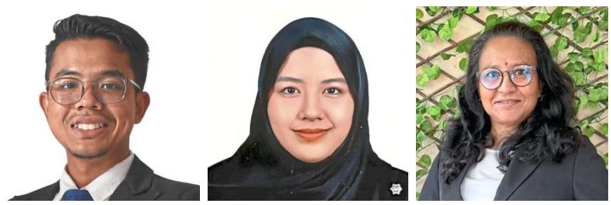 Push for renewal: (From left) Muhammad Awliya, Nur Atiqah and Indra Gandi.