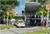 Man arrested in Woodlands over possession of weapons, vapes and illegal cigarettes, drug offences