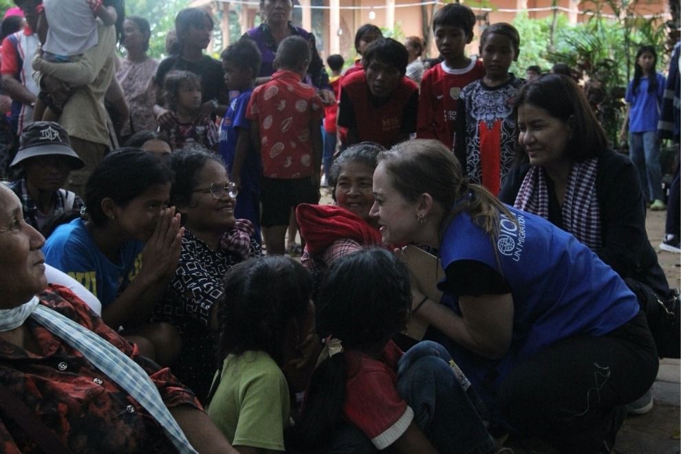 Several UN agencies in Cambodia joined a field visit organised by the Ministry of Foreign Affairs and International Cooperation to meet with displaced communities in Oddar Meanchey and Siem Reap provinces. - The Phnom Penh Post/ANN