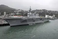 Japanese warships visit New Zealand's capital for the first time in almost 90 years