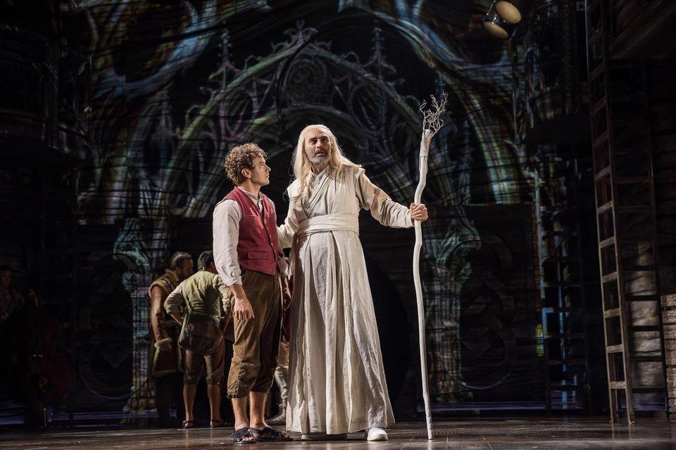 The Lord Of The Rings – A Musical Tale, starring (from left) Rarmian Newton as Frodo and Terence Crawford as Gandalf. - PHOTO: DANIEL BOUD via The Straits Times/ANN