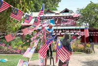 A swath of stripes in Balik Pulau