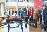 King visits technology centre in Moscow