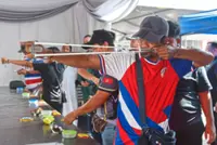 Slingshot contest draws crowd at Madani event