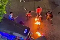 Malaysians set on fire in Bangkok