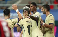 Soccer-Barcelona's goal machine adds Rashford firepower for LaLiga defence