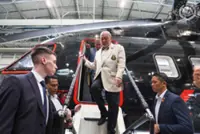 King tours Kazan helicopter plant