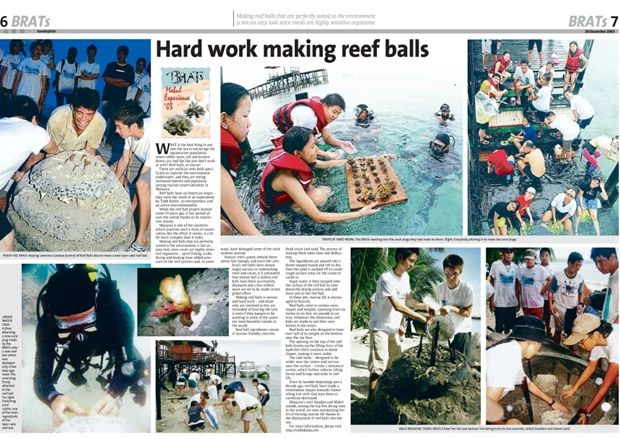 The BRATs’ efforts were featured in The Star in 2003.