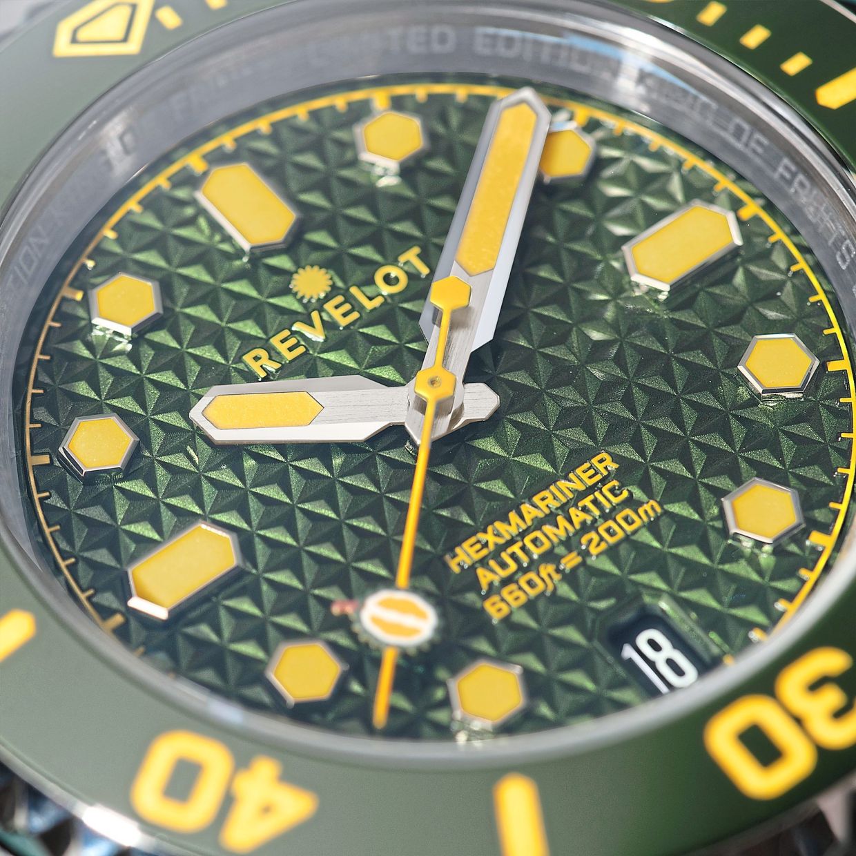 Up close with the ‘spikes’ and ‘flesh’ of the Durian Watch. 