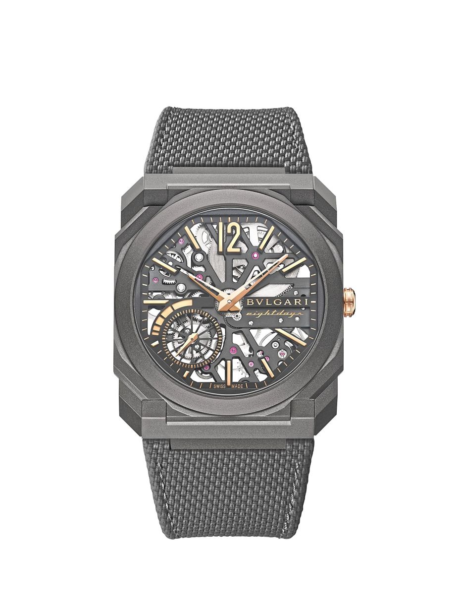 Bvlgari Octo Finissimo 8 Days Black.