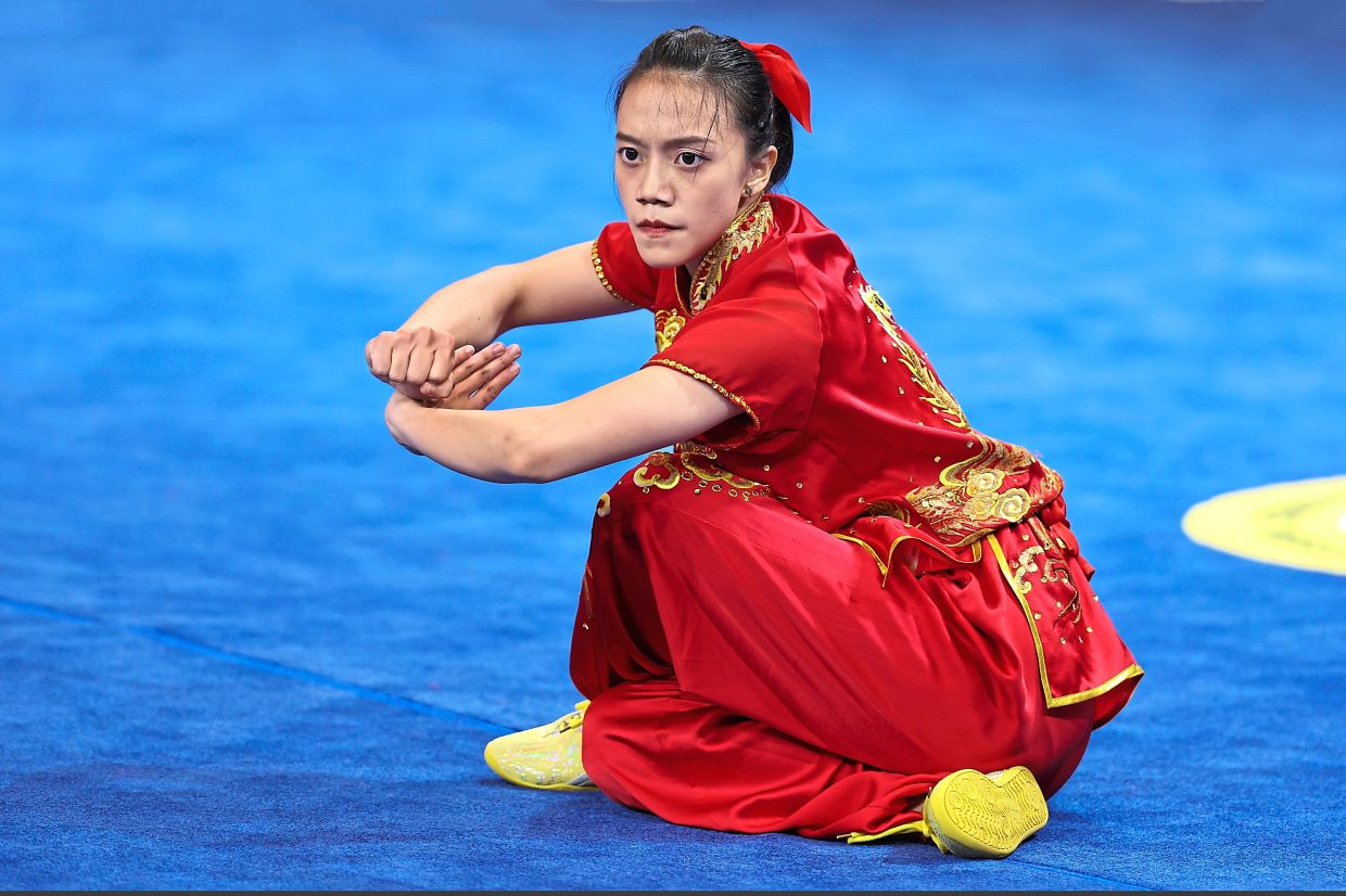 Pui Yee in action. 