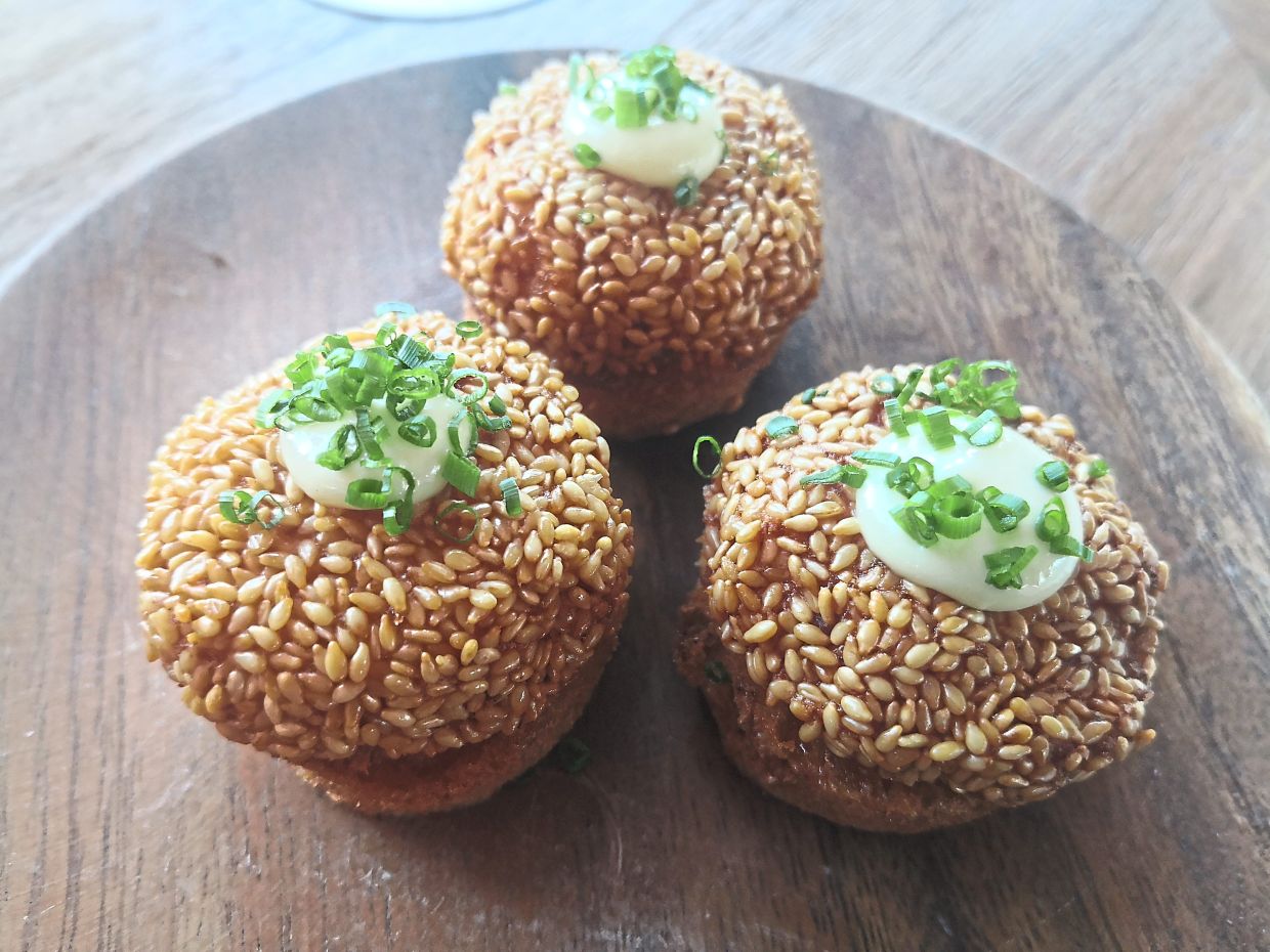 Moreton Bay bug toast is a popular starter at Supernormal Brisbane.