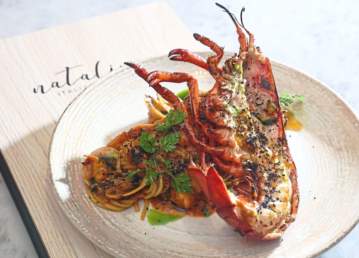 The chitarra spaghetti dish harnesses the richness of the sea and serves it up on a plate.