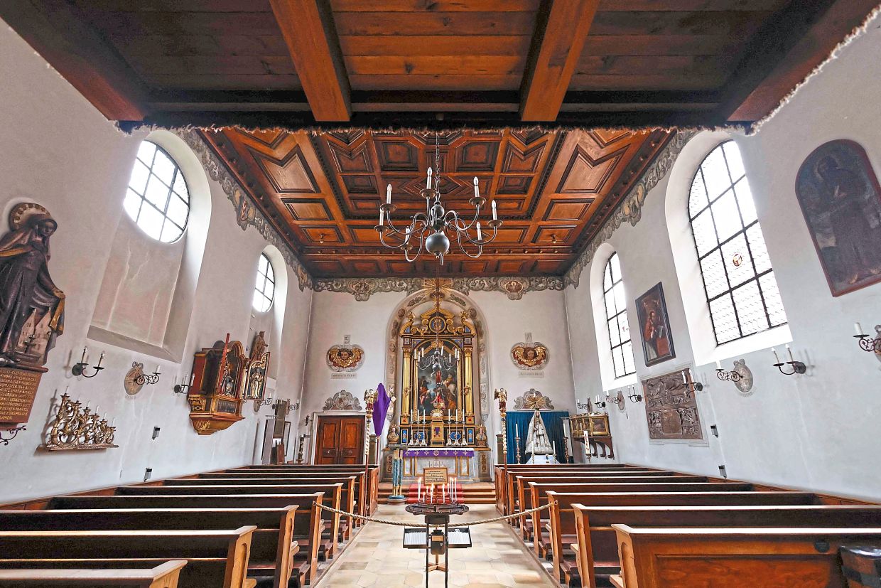 The church of the Fuggerei.