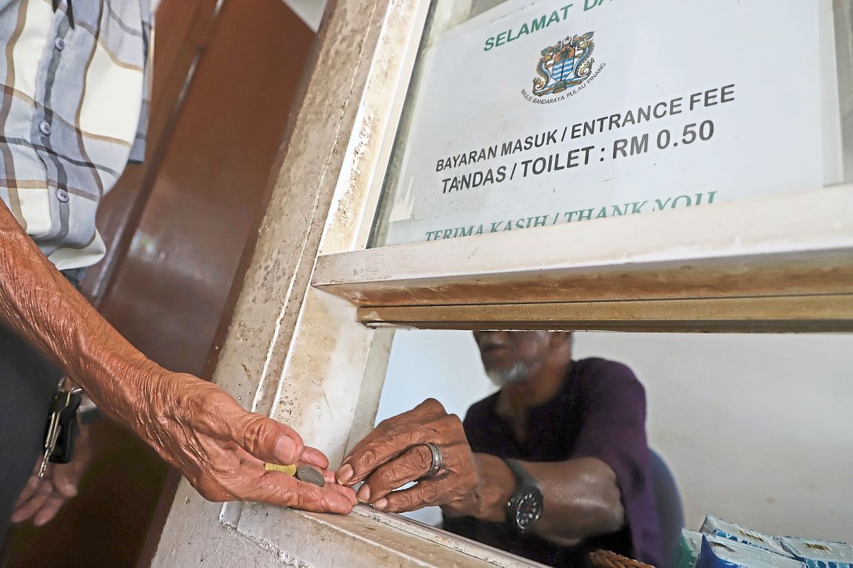 The 50sen fee to use a public toilet can greatly help the underprivileged.