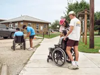 Volunteers help reopen US camp for disabled children after Texas floods