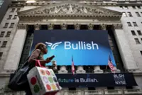 CoinDesk owner Bullish shares indicated to open nearly 62% above IPO price in debut