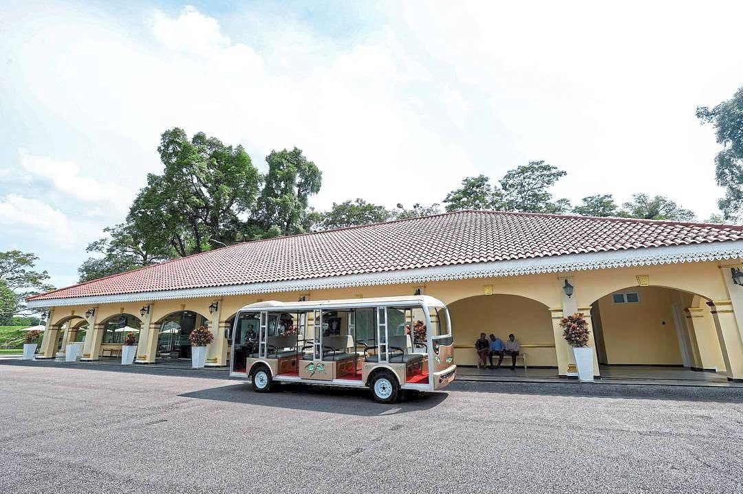Buggies will be available to transport visitors from the parking lot to the visitor area.