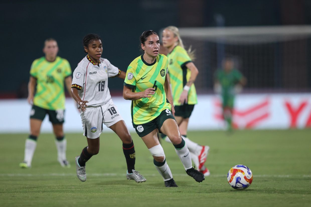 Photo: Australia vs Timor Leste - Asean Women MSIG Serenity Cup 2025 in Vietnam