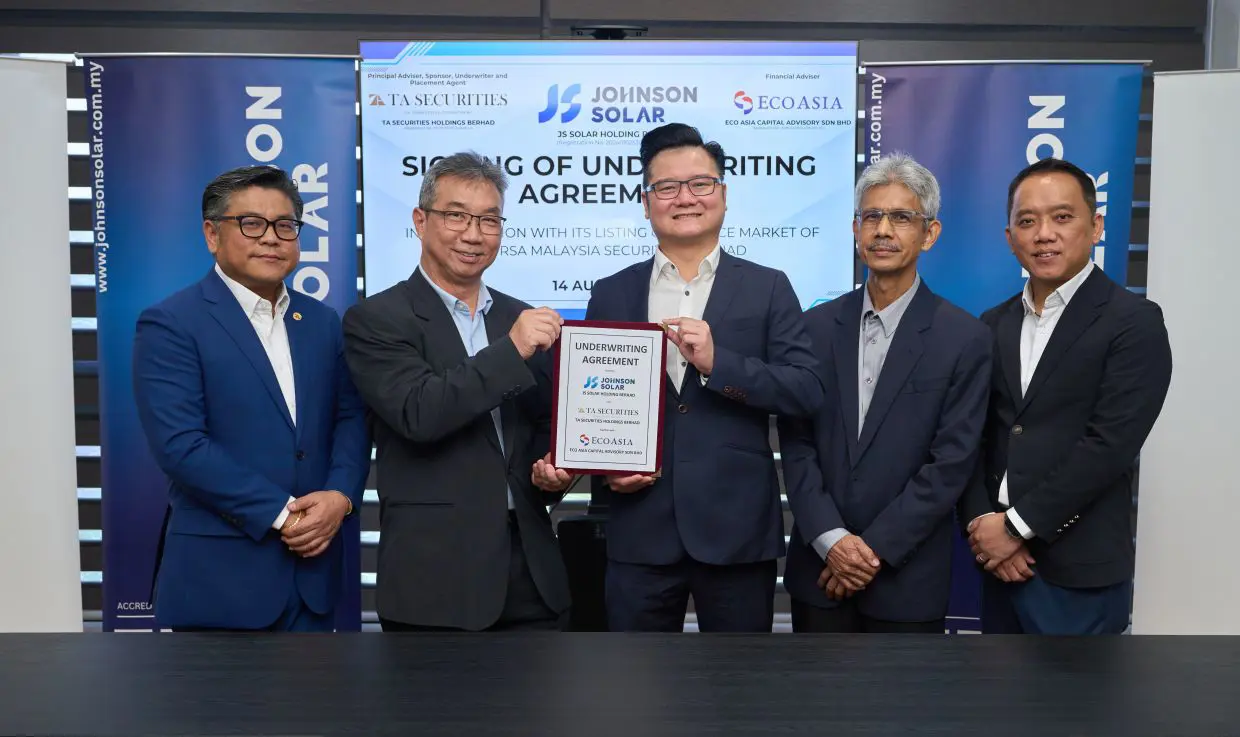 JS Solar inks underwriting deal with TA Securities for ACE Market IPO | The  Star