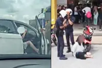 Woman who ran amok with knife suffers from high stress, say Kajang cops