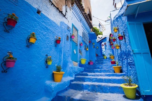 Explore Morocco’s famed Blue City - Chefchaouen with its maze-like streets and colourful souk.